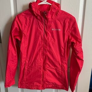 Columbia Crimson Hooded Rain Jacket